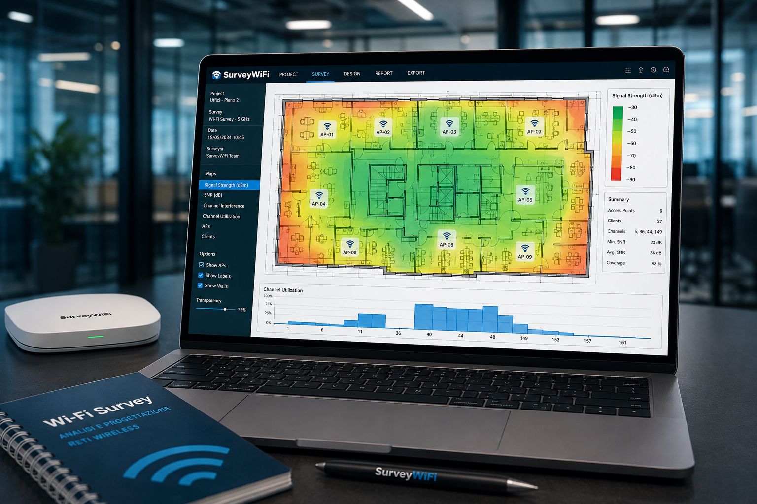 Wi-Fi Survey: cos’è, come si esegue e quando serve davvero